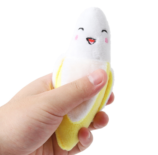 Hunde Kau Spielzeug Kuscheltier Plüsch Banane Katzenspielzeug Detailbild