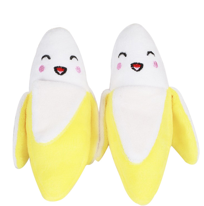 Hunde Kau Spielzeug Kuscheltier Plüsch Banane Katzenspielzeug Detailbild