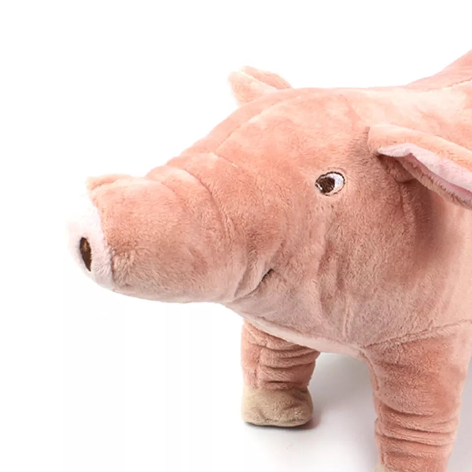 Schwein Siggi Hunde Plüsch Kuscheltier und Kau Spielzeug