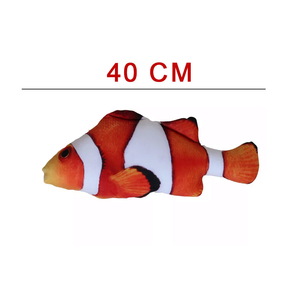 Katzenspielzeug Fisch Clownfisch mit Katzenminze