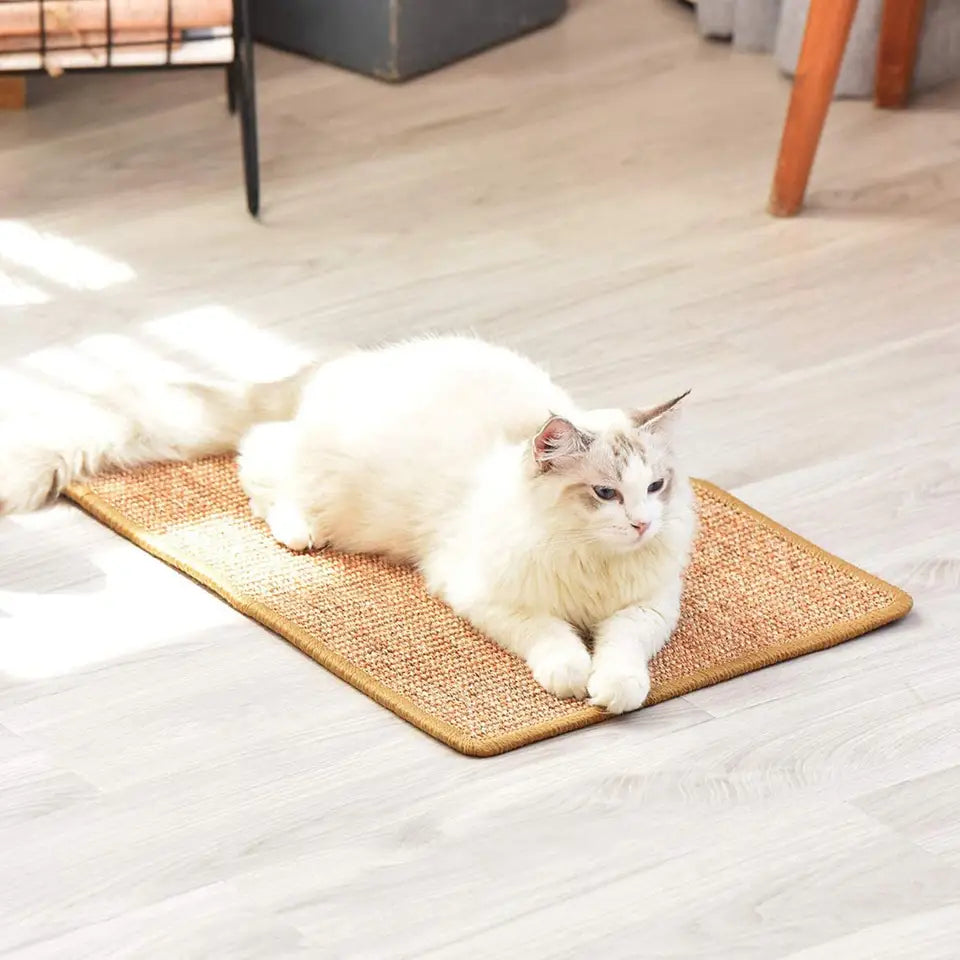 Katzenmatte Kratzmatte Sisal mit rutschfester Unterseite kratzfest Katze Kratzteppich