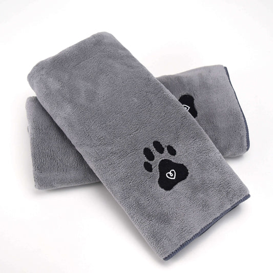 2er-Set Fleece Handtuch für kleine Hunde und Katzen 40x60cm