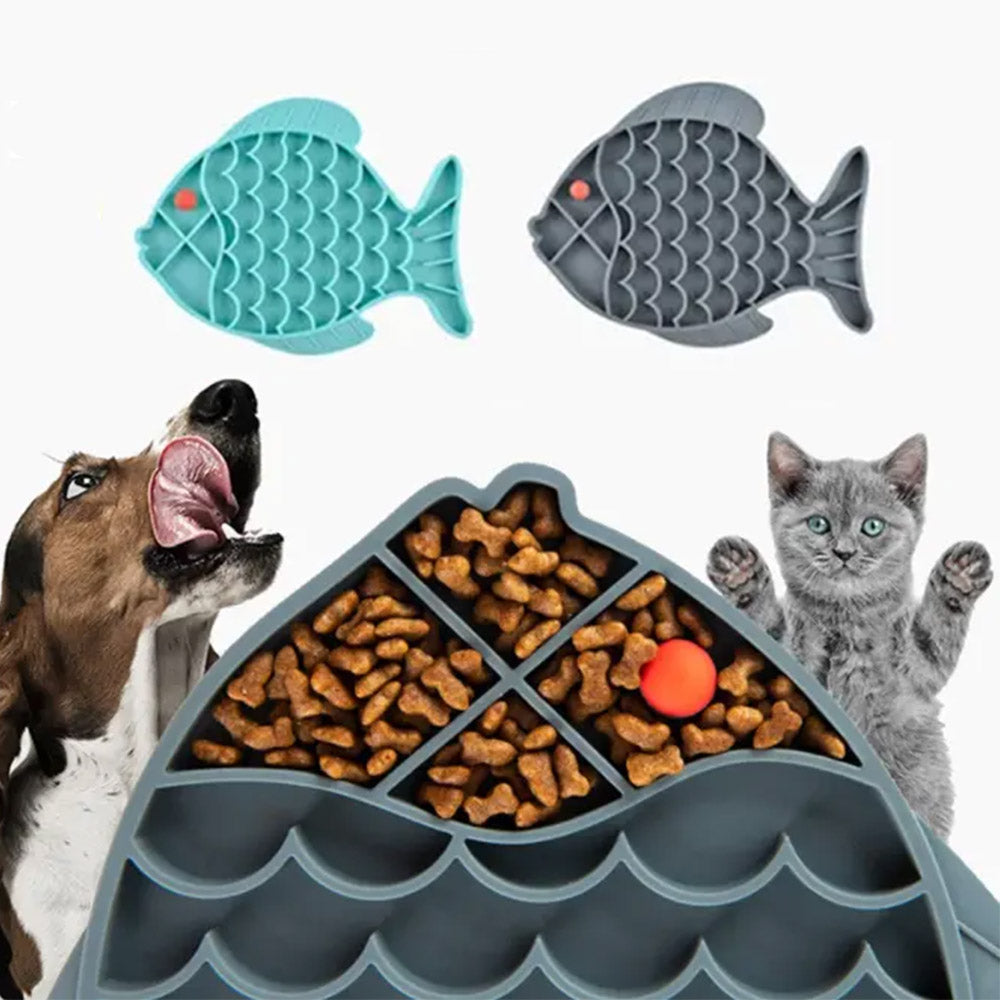 Haustier Schleckmatte Leckmatte Antischlingnapf Silikon Slow Fütterung Katze Hund Hundenapf Katzennapf Detailbild