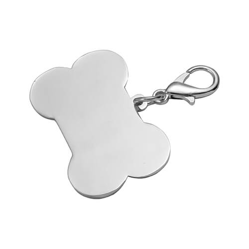 Süßer DogTag Halsband Edelstahl Anhänger Knochen in 4 Farben