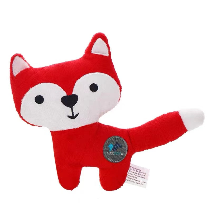Hundespielzeug Kau Spielzeug Quietschend Hunde Welpen Kuscheltier Roter Fuchs Hauptbild