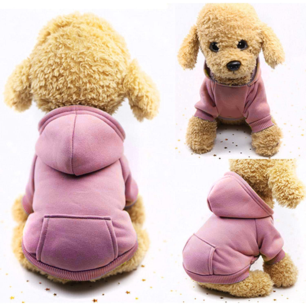 Hoodie Sweater Hundesweatshirt Sweatshirt Pullover Pulli für Hunde Detailbild Rosa