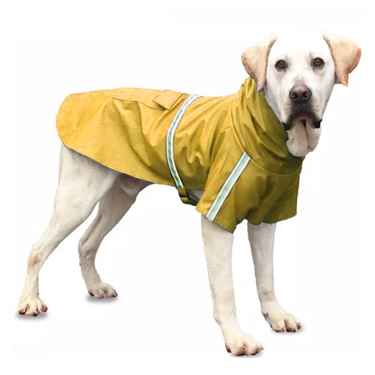 Regenjacke Regenmantel für große Hunde Hundemantel wasserdicht - 4 Größen