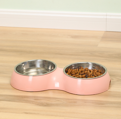 Futterstation Futternapf Wassernapf Edelstahl Katzennapf Hundenapf Detailbild