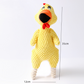 Huhn Helga Hunde Plüsch Kau Spielzeug Kuscheltier - 3 Farben Detailbild Gelb