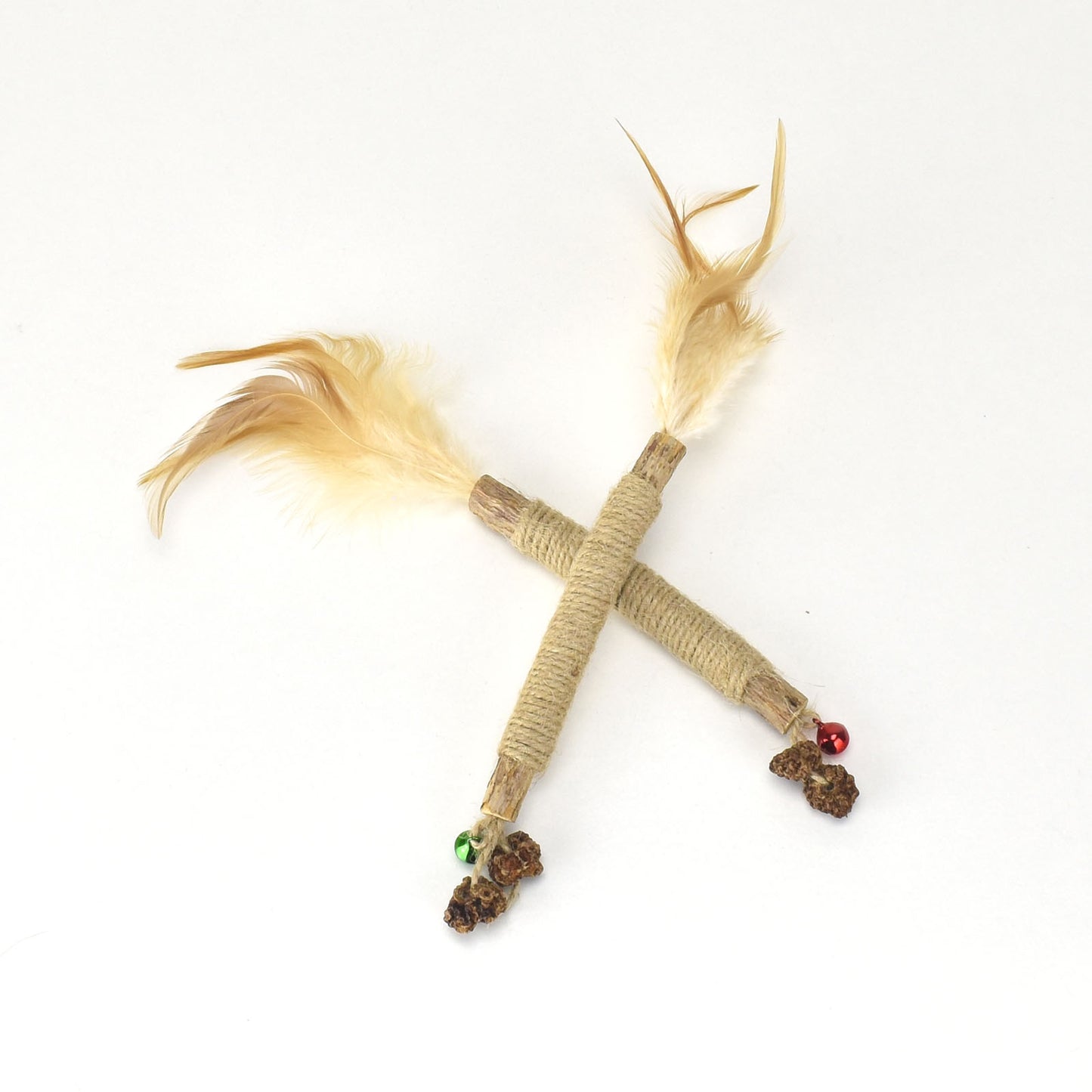 2er-Set Actinidia Polygama Katzensticks mit Sisal und Gallfrucht – Zahnpflege und Spielspaß