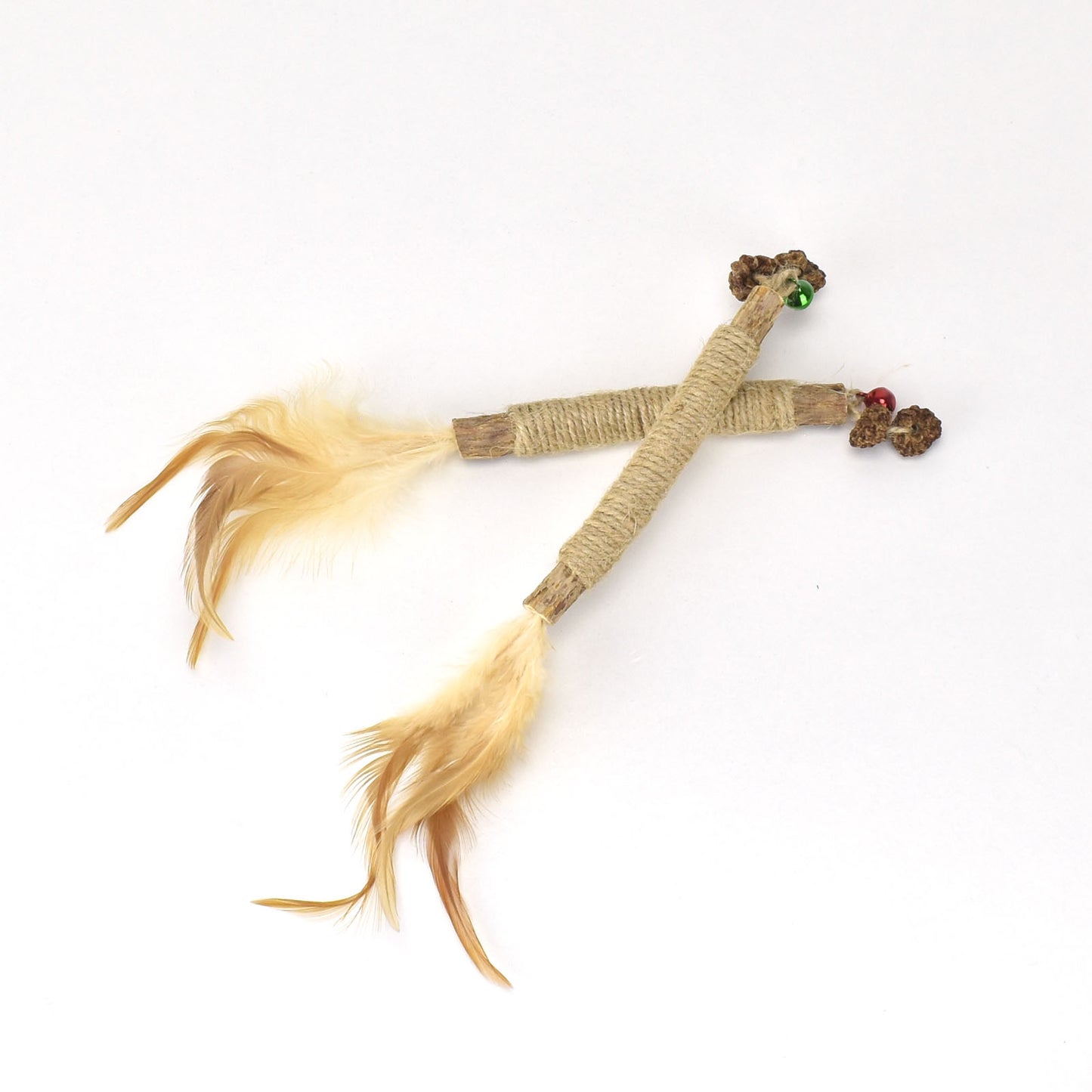2er-Set Actinidia Polygama Katzensticks mit Sisal und Gallfrucht – Zahnpflege und Spielspaß