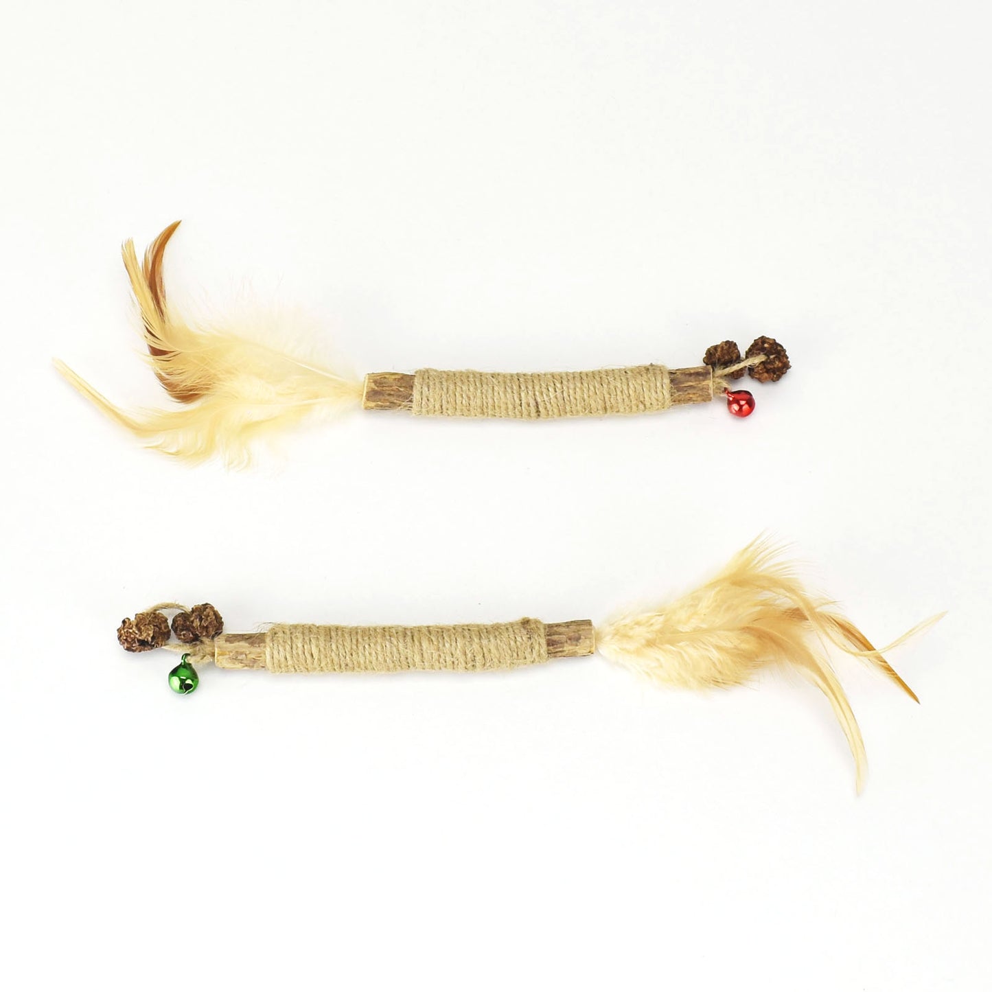 2er-Set Actinidia Polygama Katzensticks mit Sisal und Gallfrucht – Zahnpflege und Spielspaß
