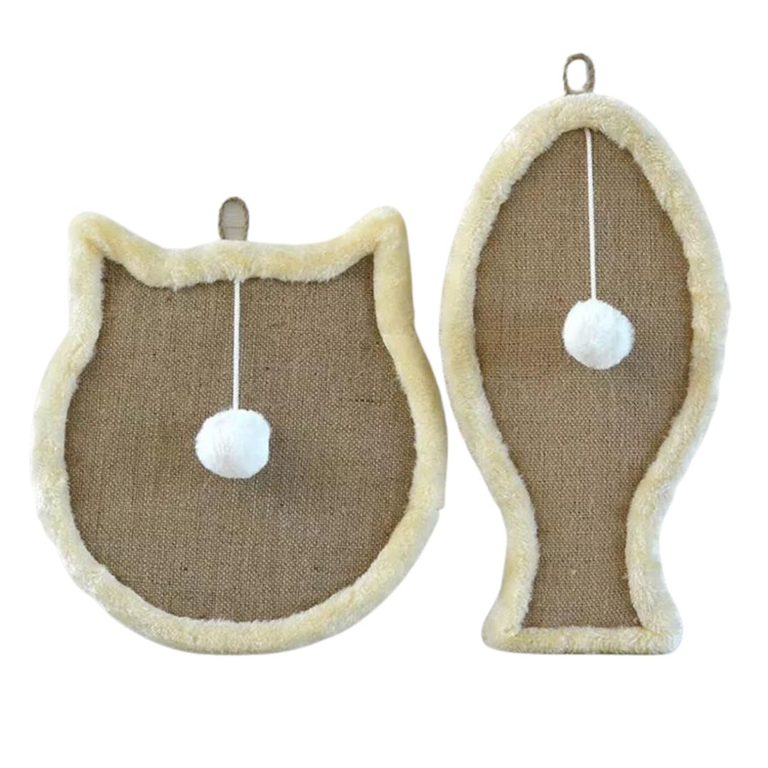 Katzenspielzeug Kratzspiel Katzen Spielzeug Kratzbrett Sisal 2 Motive
