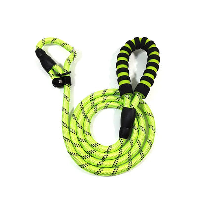 Zugstopp Leine für Hunde gepolsterter Griff Hundeleine mit integriertem Halsband 1,4 Meter