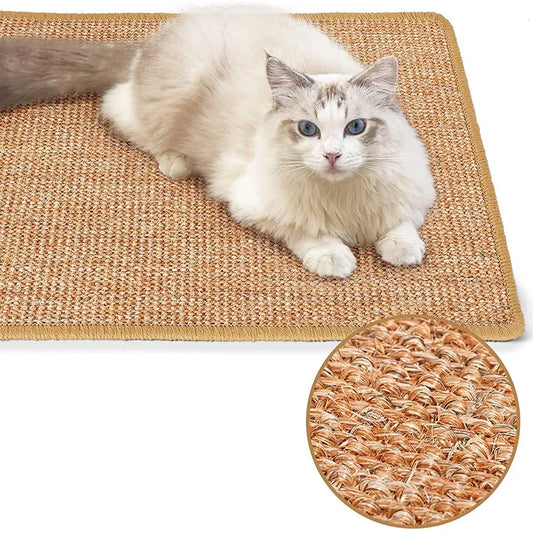 Katzenmatte Kratzmatte Sisal mit rutschfester Unterseite kratzfest Katze Kratzteppich