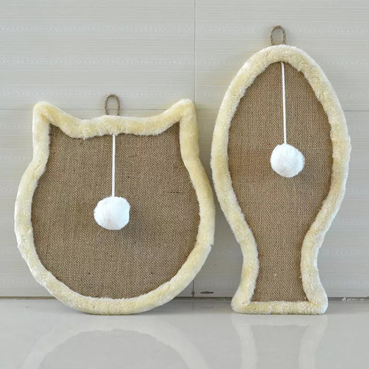Katzenspielzeug Kratzspiel Katzen Spielzeug Kratzbrett Sisal 2 Motive