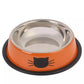 Katzen und Hunde Futternapf aus Edelstahl mit Aufdruck 16cm
