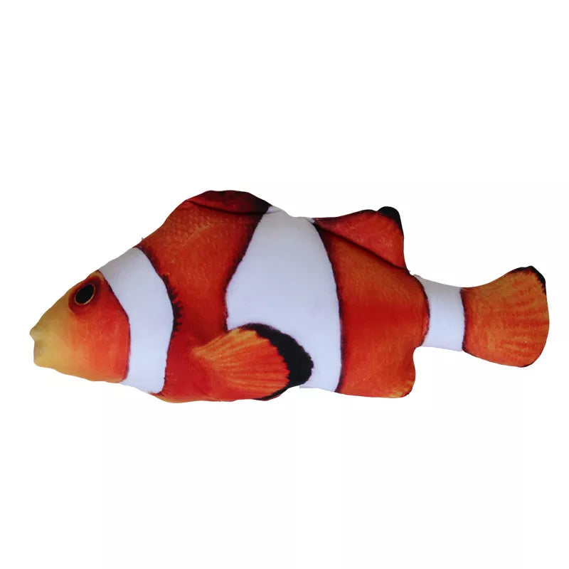 Katzenspielzeug Fisch Clownfisch mit Katzenminze