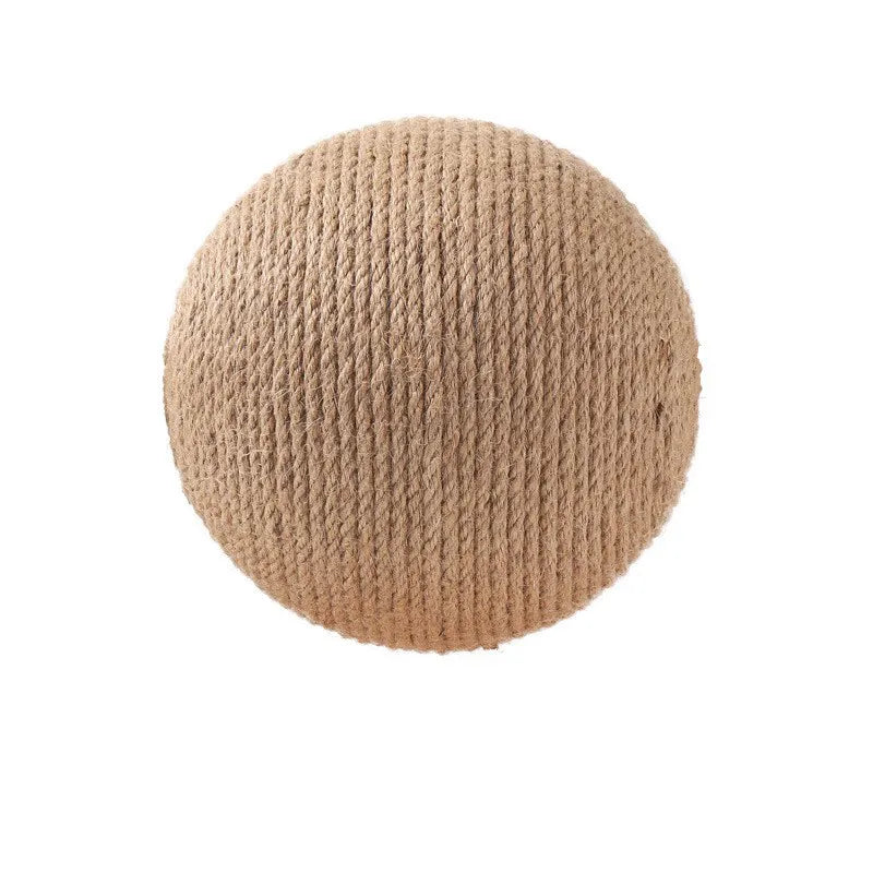 Katzenspielzeug Kratzball Spielzeug Sisal Kratzspielzeug Ball mit Gestell Katzenkratzbrett mit Holzhalterung Detailbild