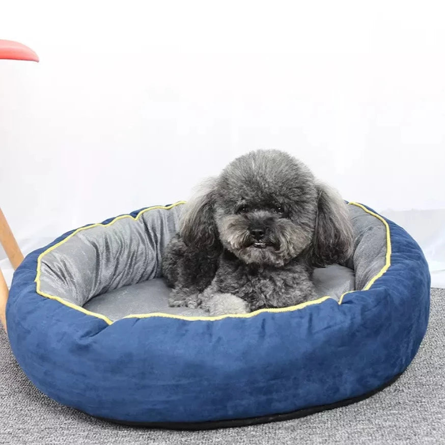 Luxuriöses Hundebett & Katzenbett Tierbett rund