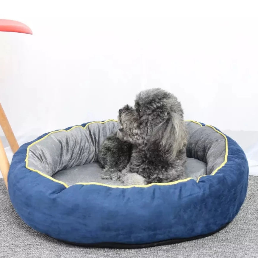 Luxuriöses Hundebett & Katzenbett Tierbett rund
