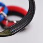 Hundehalsband Robust Verstellbar mit D-Ring Nylon Welpen Gepolstertes Halsband Detailbild Schwarz