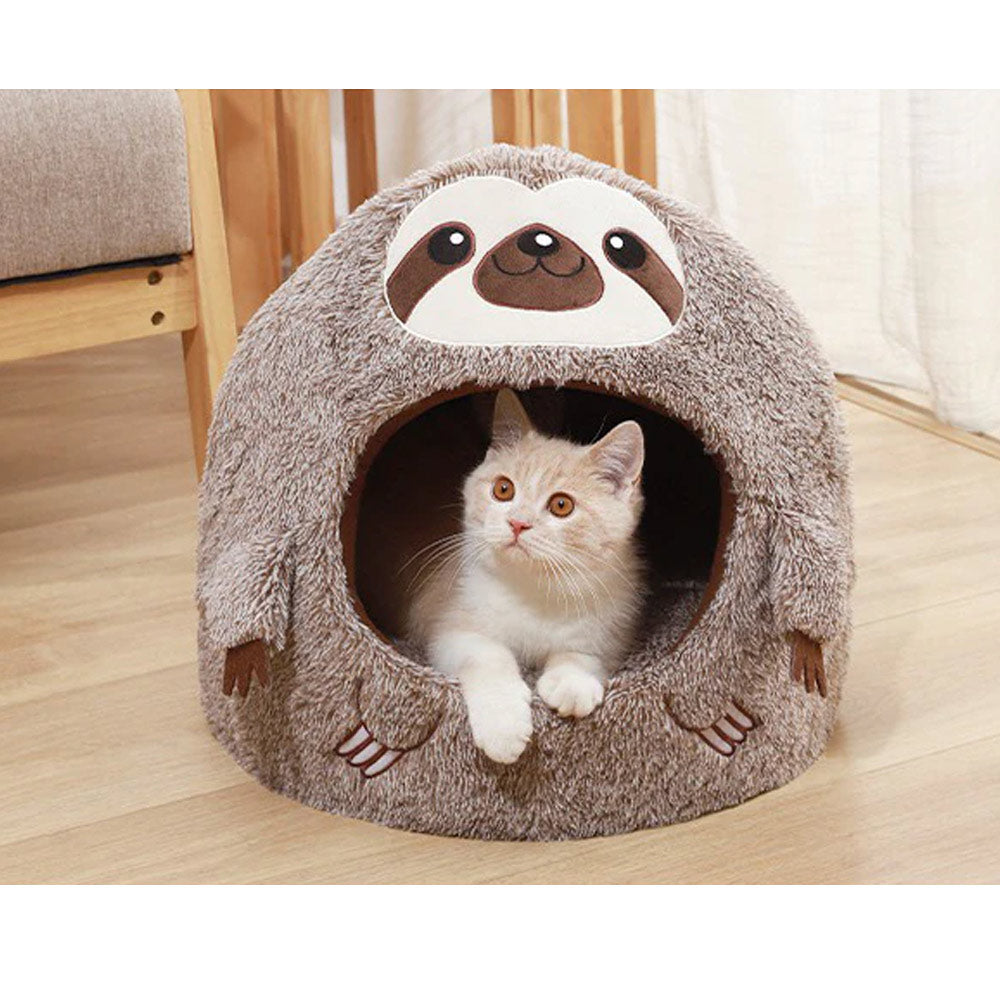 Katzenbett Katzenhöhle Faultier Plüsch