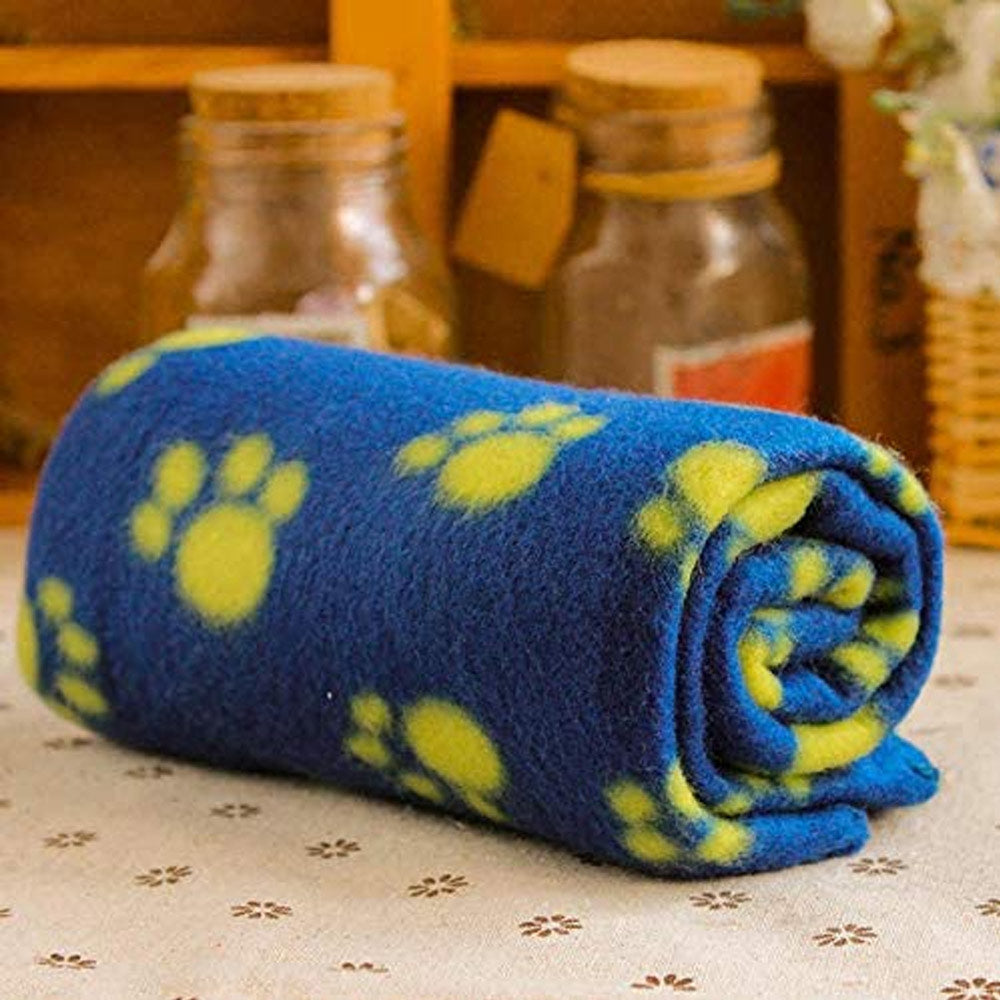 Fleece-Tierdecke / Handtuch verschiedene Größen / Farben Blau