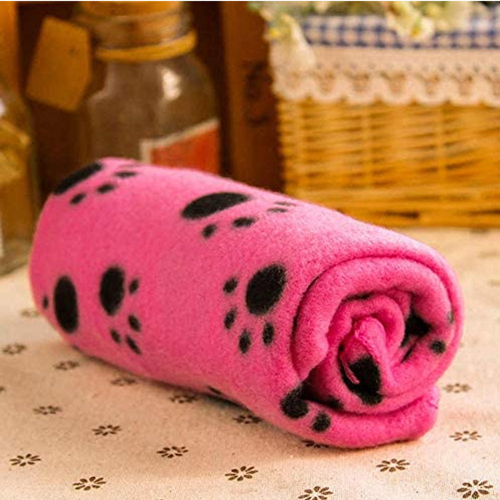 Fleece-Tierdecke / Handtuch verschiedene Größen / Farben Rosa
